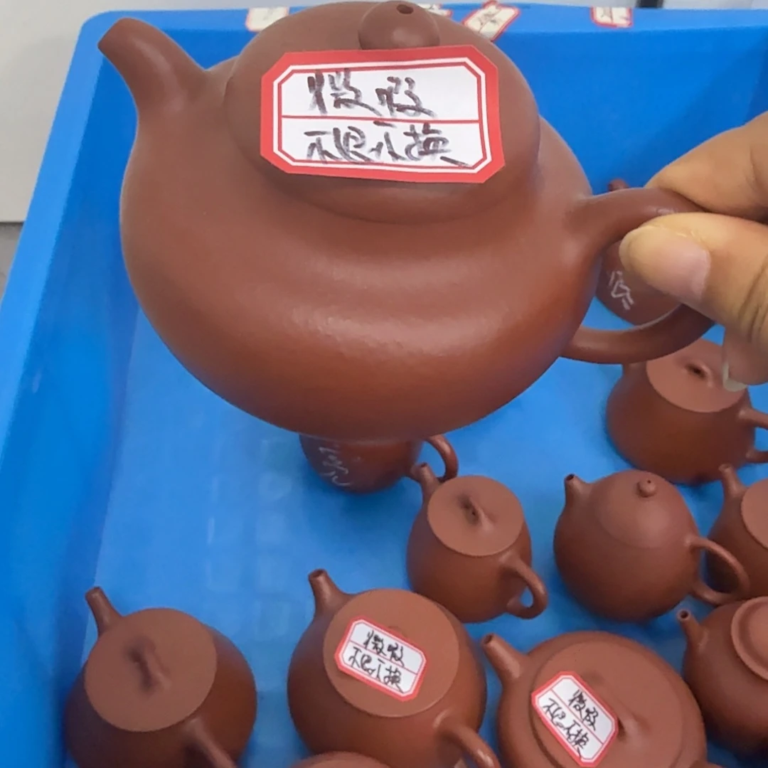 茶壶紫砂黄龙山原矿朱泥