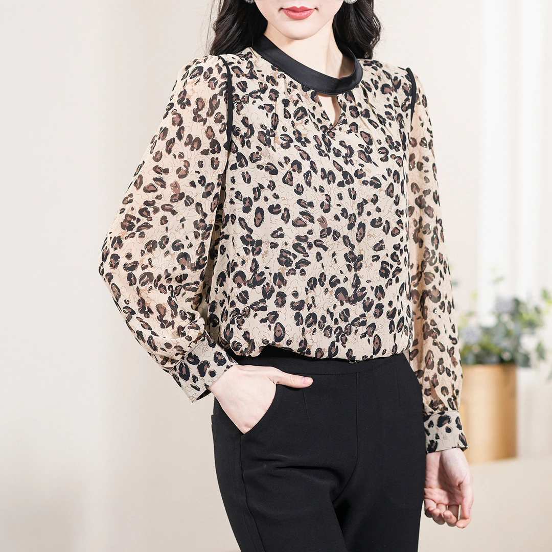 【春季上新】韩版精致设计感时尚气质洋气百搭雪纺小衫CC5305衣长59