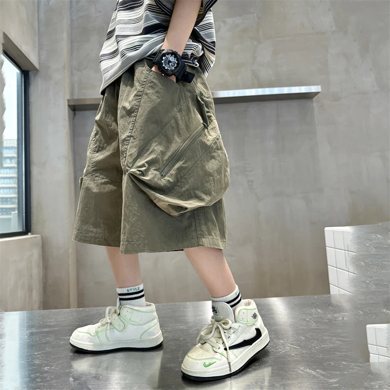 童装男童短裤夏装2025新款中大童裤子薄款休闲儿童夏季工装男孩潮