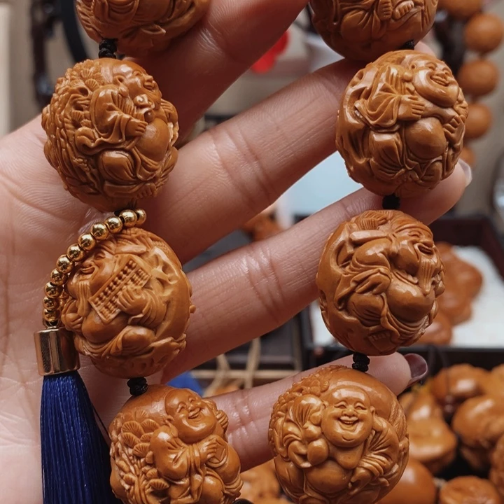 橄榄核手串/手链手工财迷2.5