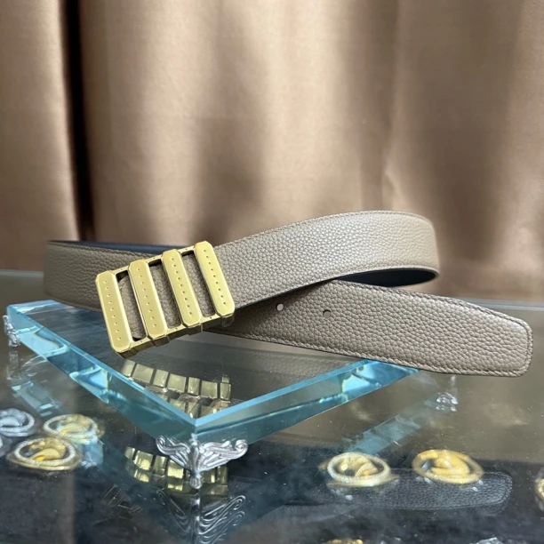 史蒂芬新款百搭男士皮带高档休闲老鹰头牛皮腰带青中老年时尚算盘