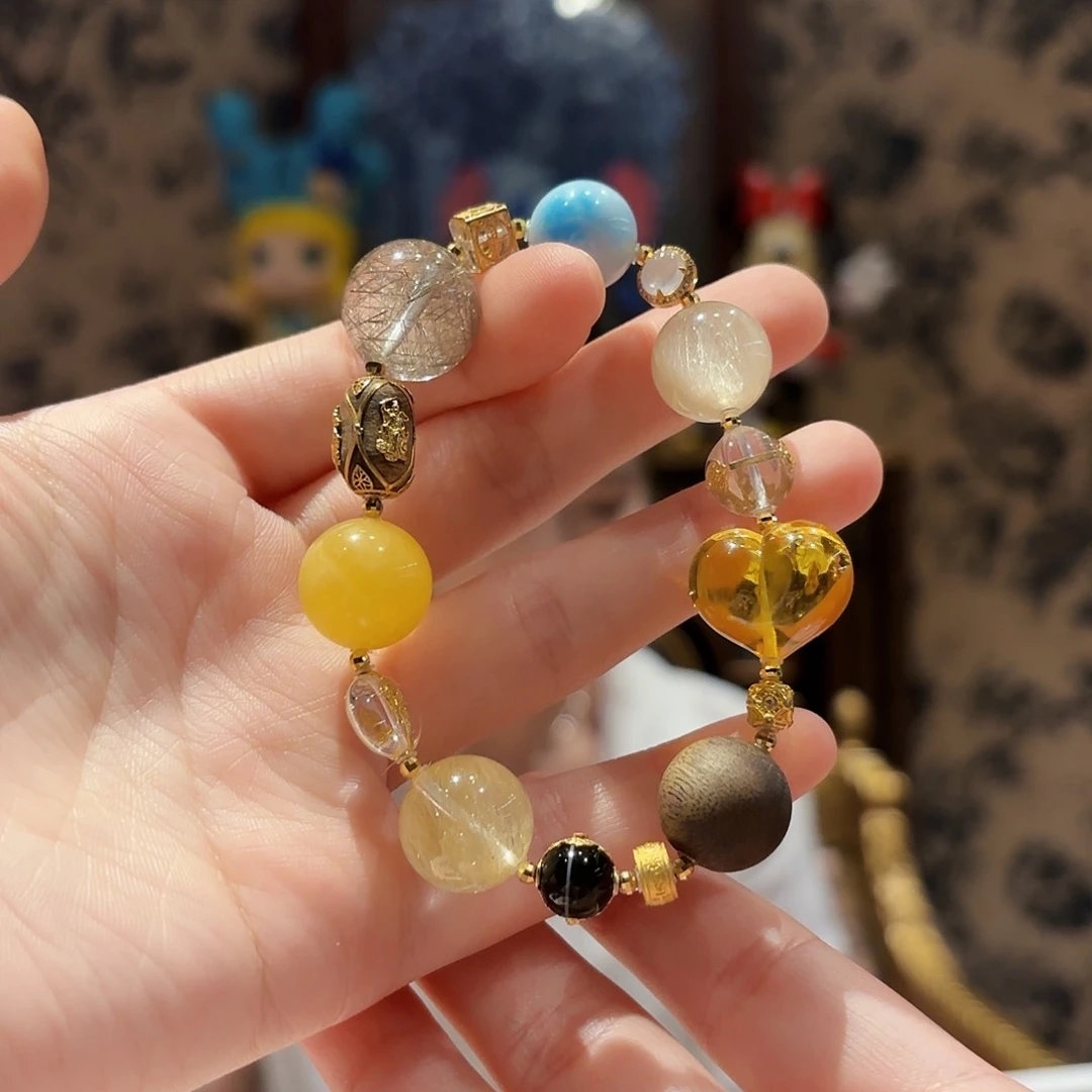 手链蜜蜡未镶嵌手串