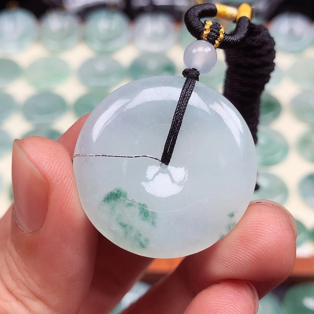 颈饰未镶嵌翡翠32.9-5.6mm