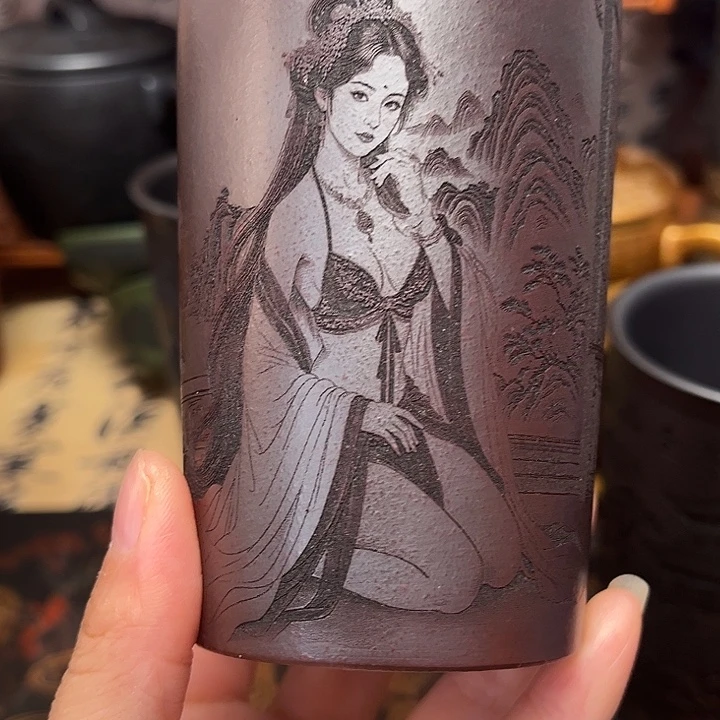 紫砂茶杯宜兴紫砂茶具正品