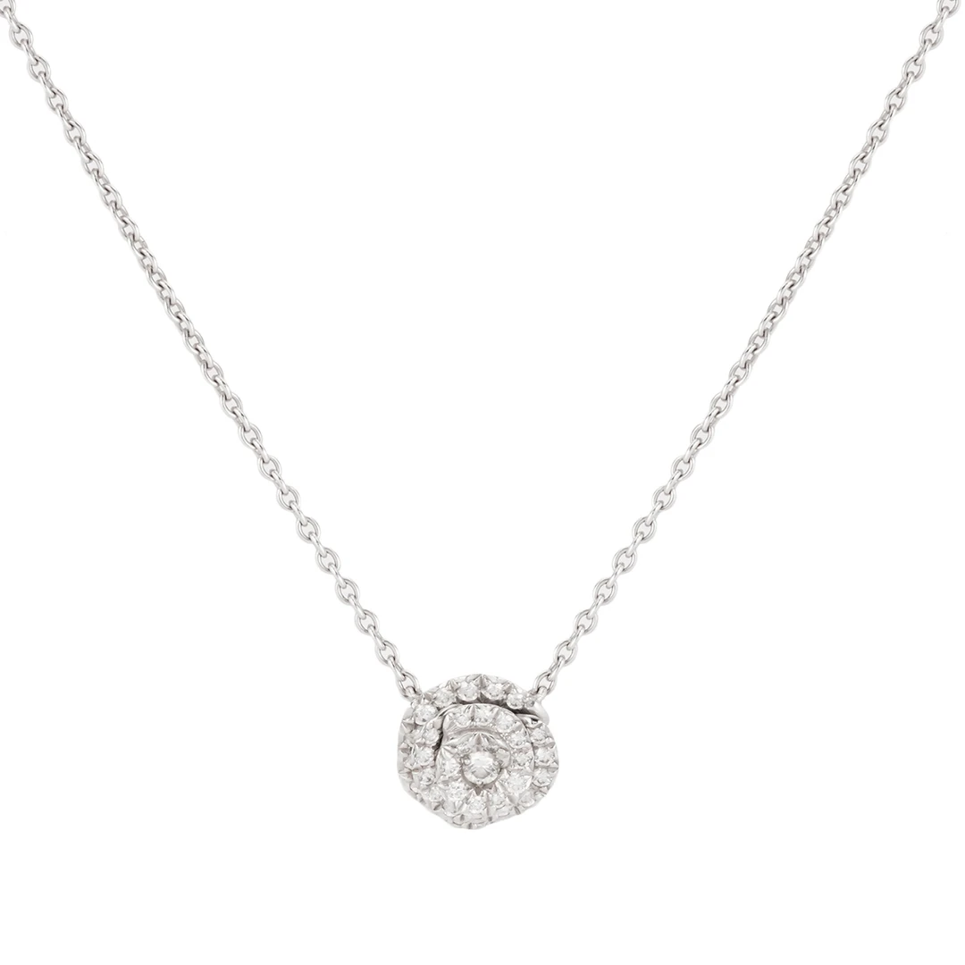 99新 DIOR/迪奥 Rose Dior Couture 白金18K项链/JLT007361