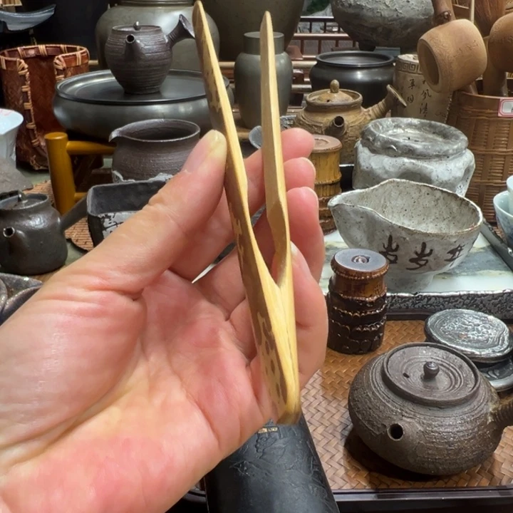 竹茶夹茶道具专用的