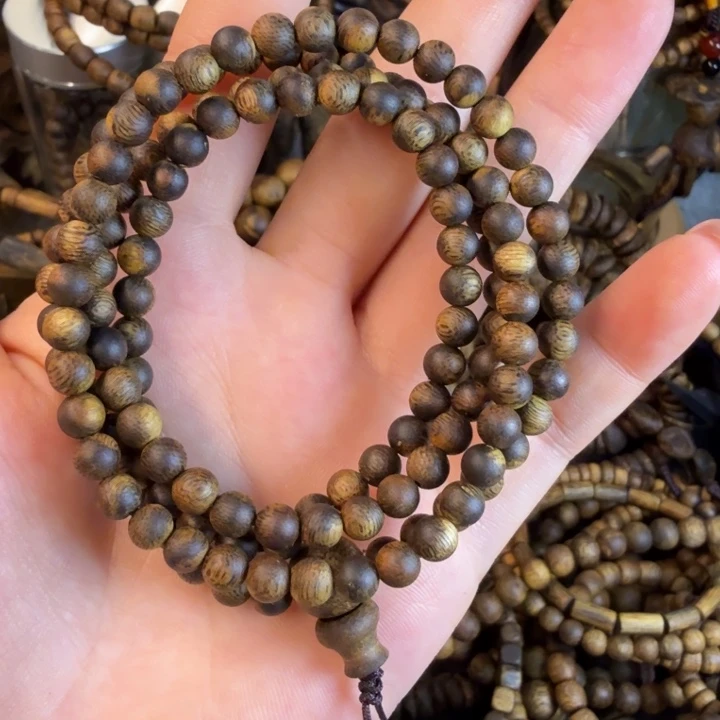 沉香沉香碎屑莺歌绿奇楠05虎斑多圈10克