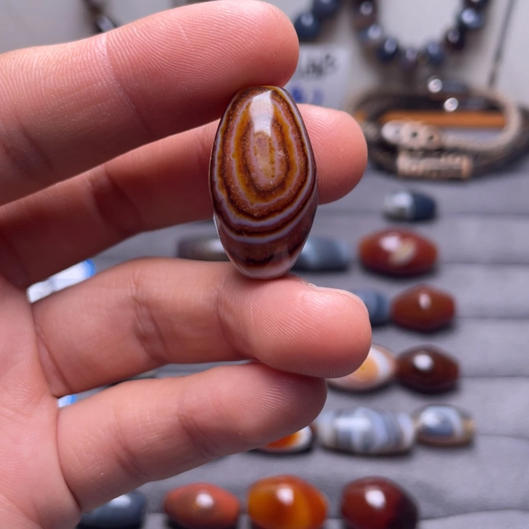 U***米玛瑙/玉髓合金颈饰