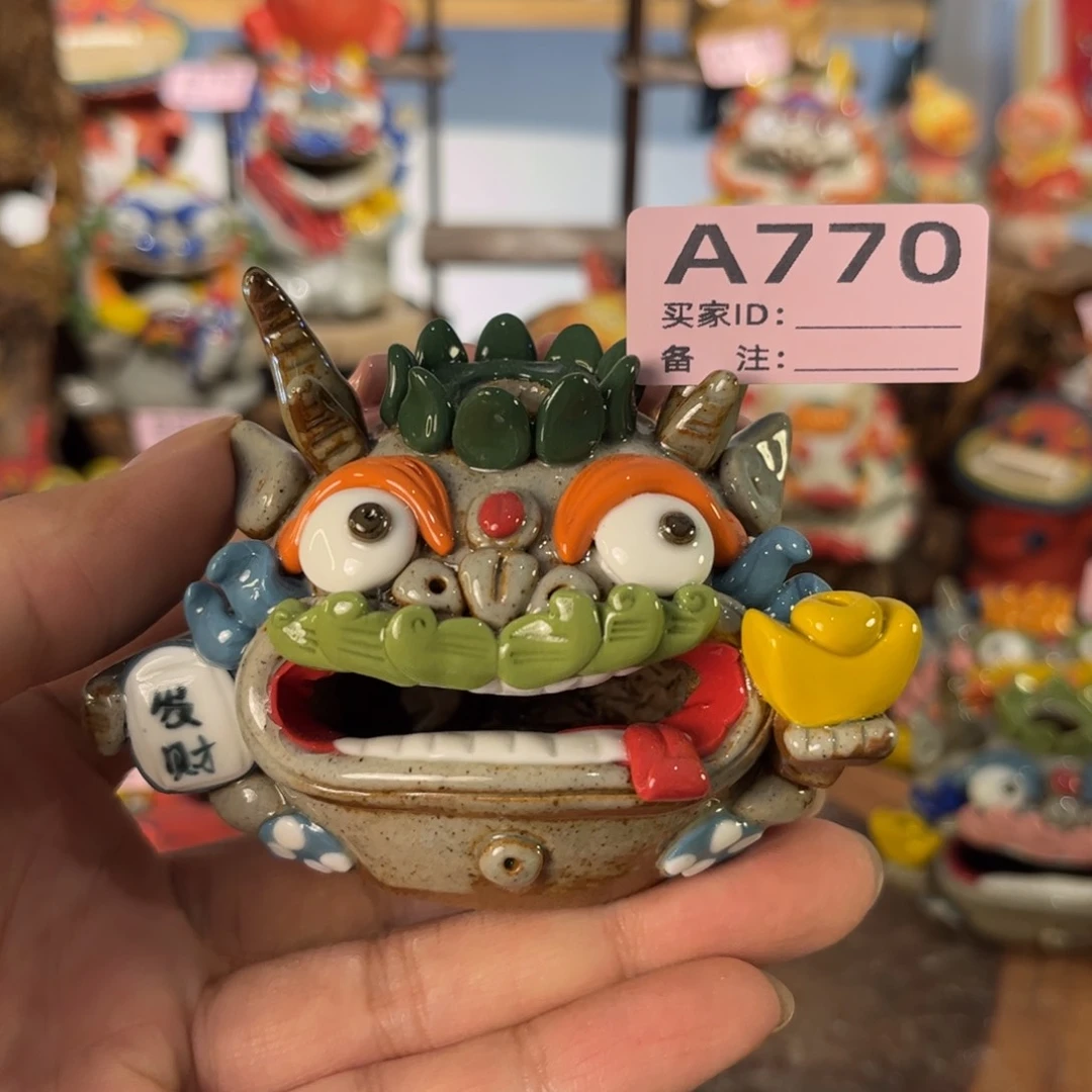 泥塑纯手工茶宠摆件