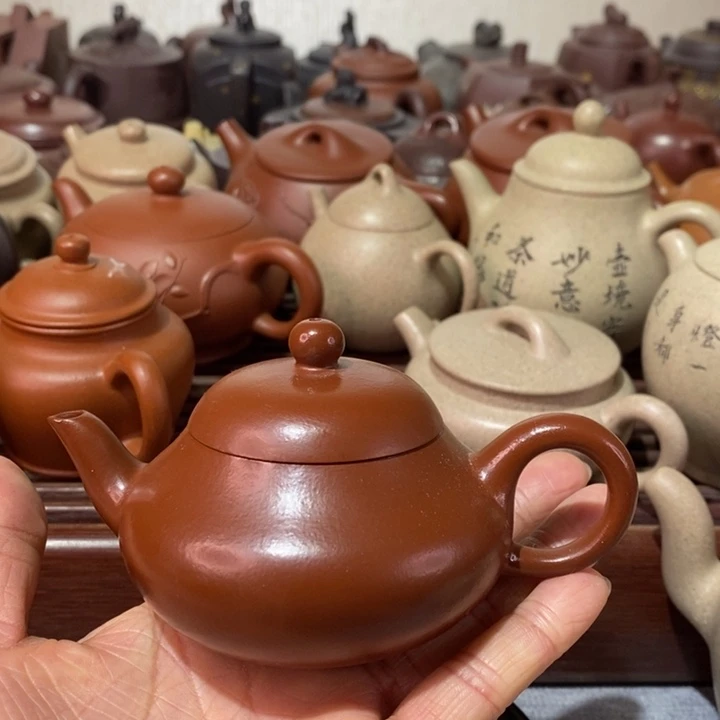 紫砂茶壶微瑕处理一把