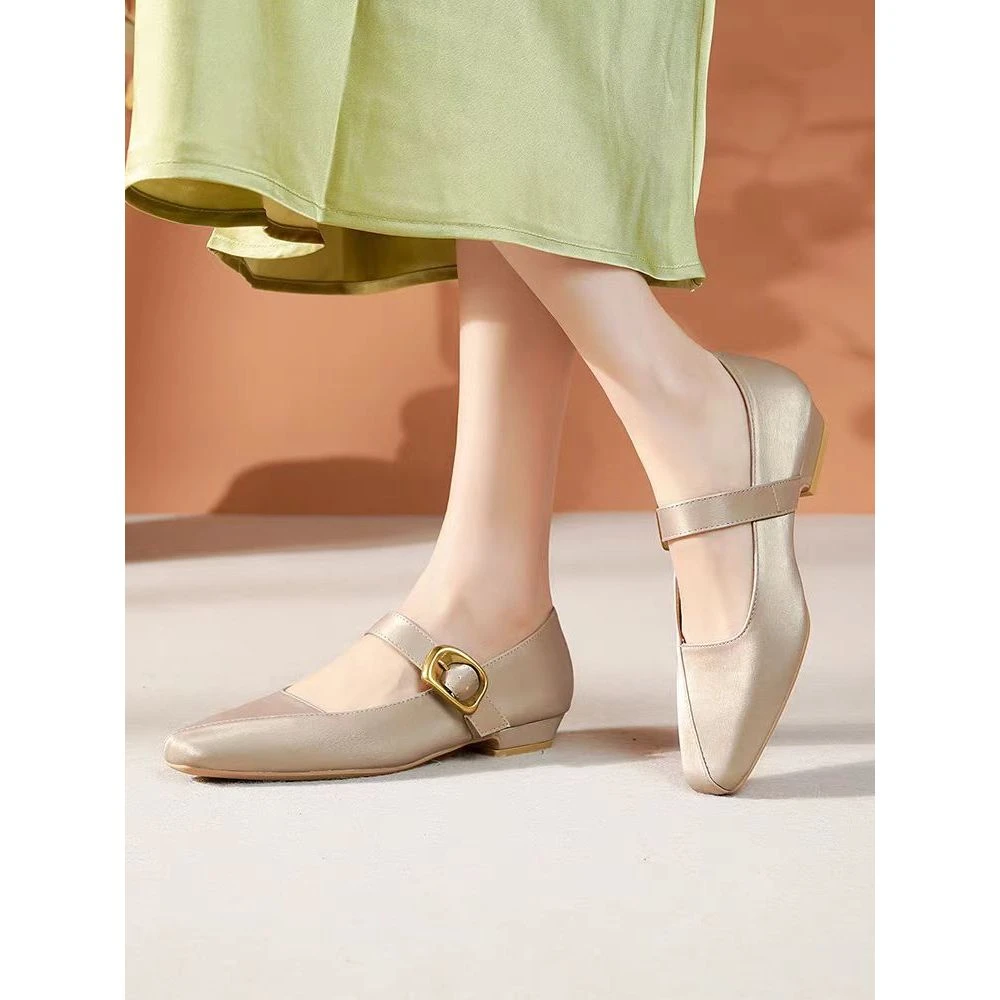 高跟鞋女2025新款浅口凉鞋百搭F8-1610-02