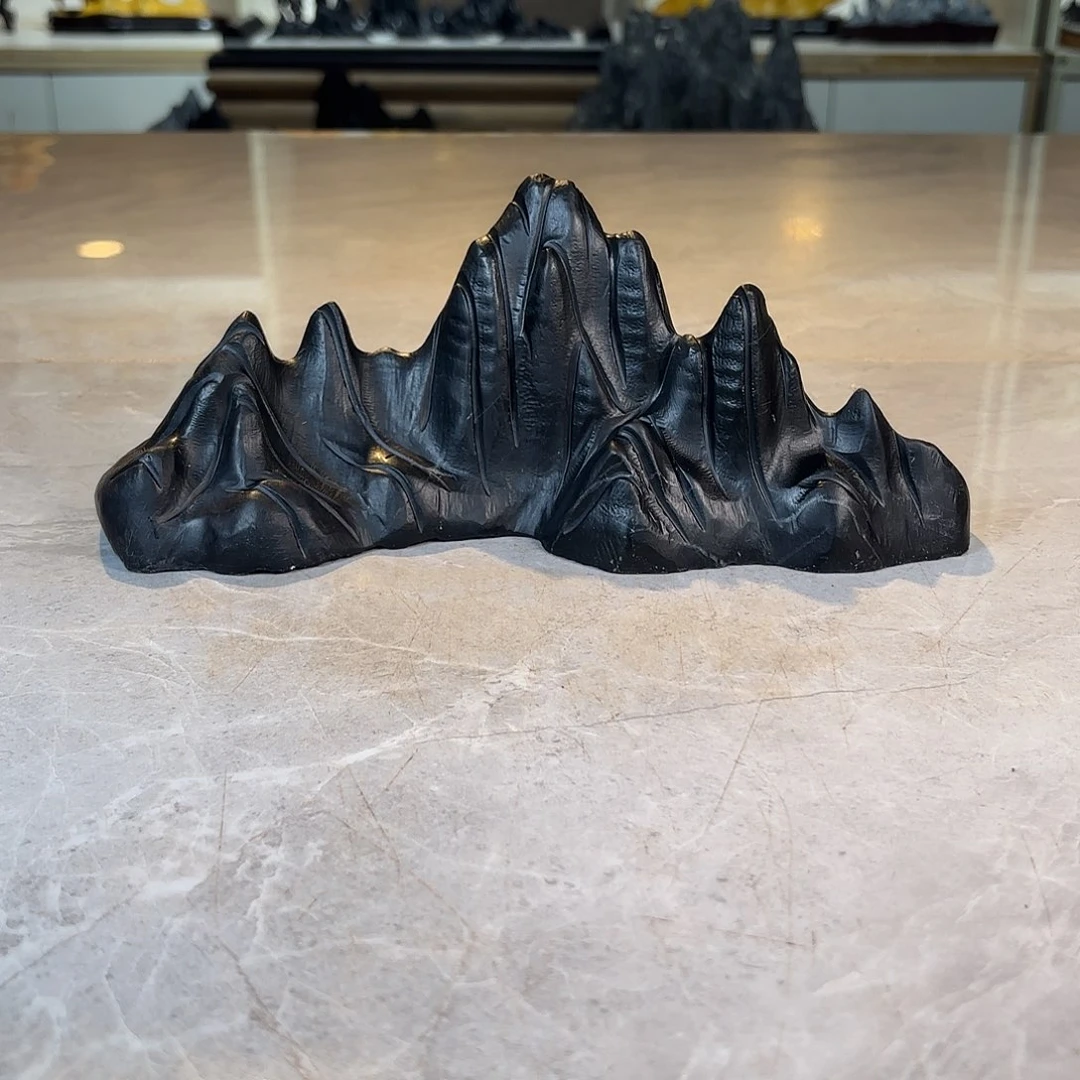 杨***过石材灵璧石手工雕刻奇石摆件