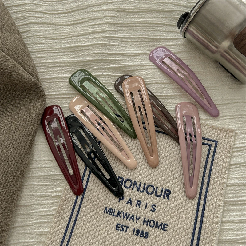 后脑勺大号bb夹气质头饰碎发刘海夹子网红夹侧边夹百搭发卡发饰