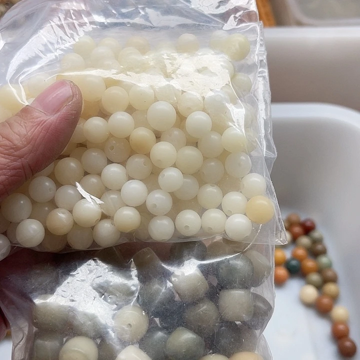 白玉菩提吊坠骄*瑕疵双拼