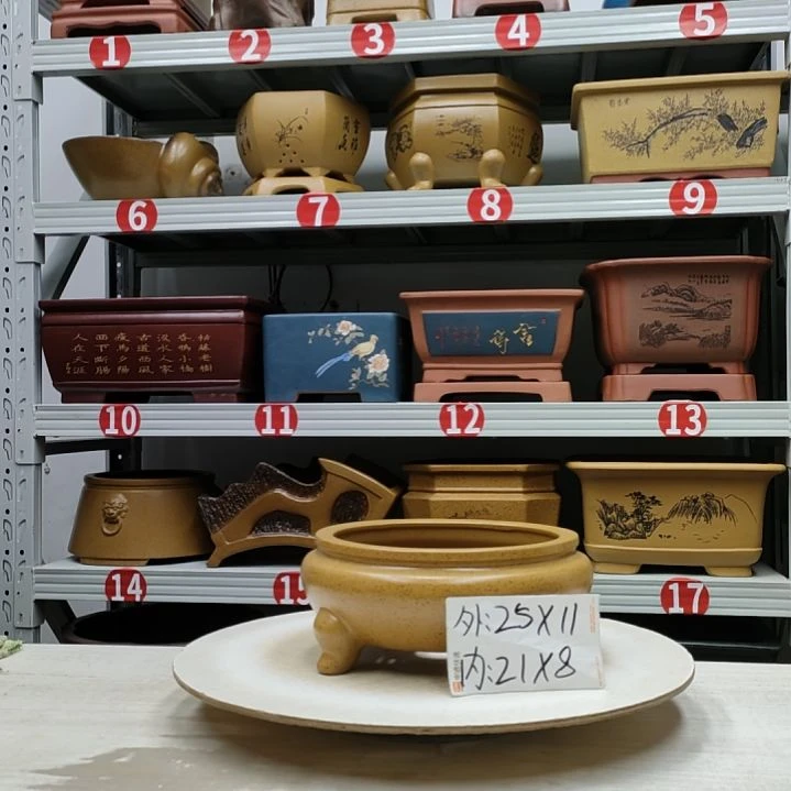 紫砂花盆紫砂花盆