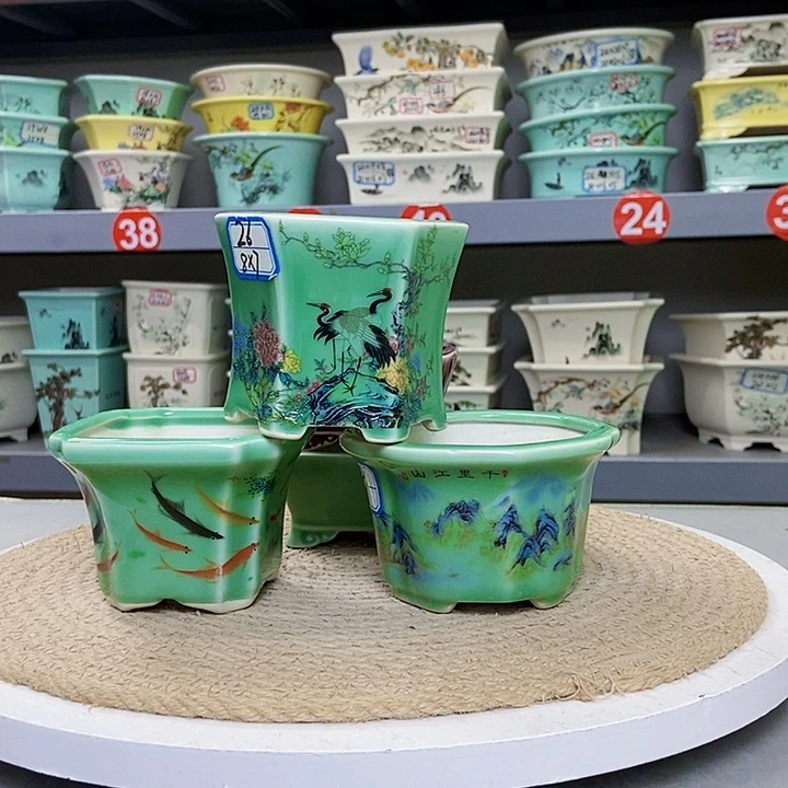 紫砂花瓶紫砂花盆