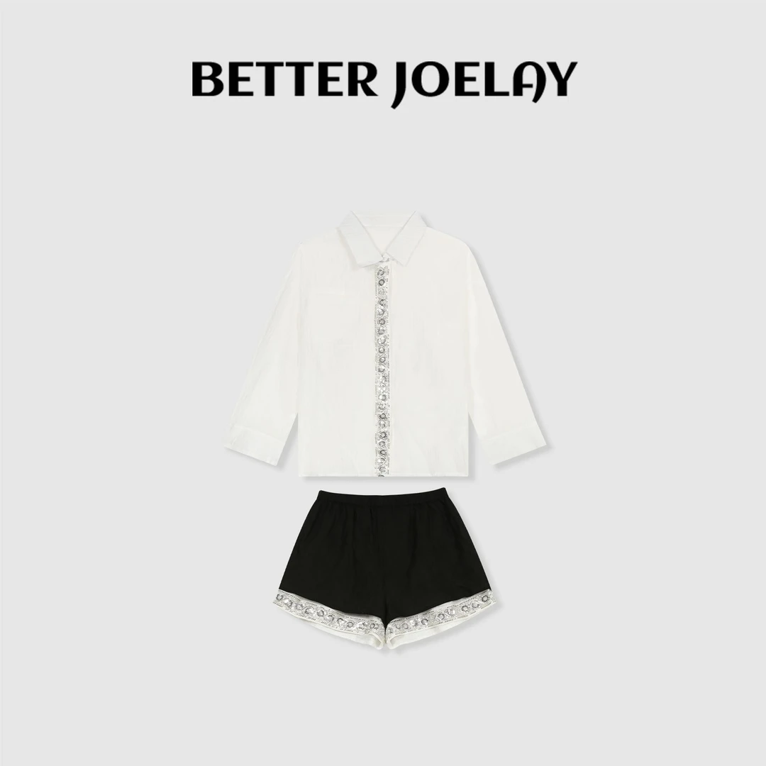 BETTERJOELAY-【轻盈羽裳】高端套装时尚百搭简约休闲风套装GG0168
