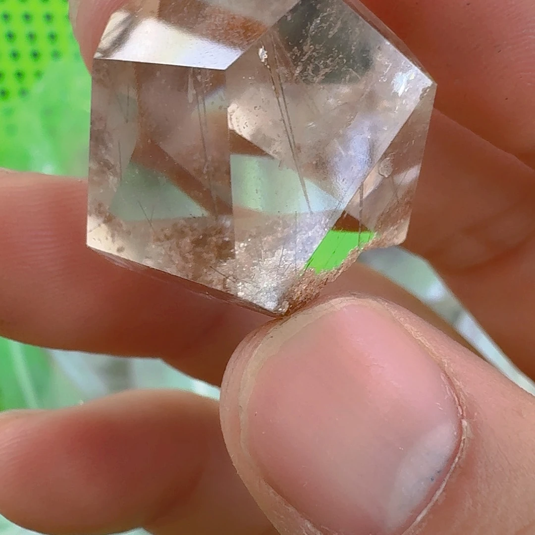 未镶嵌珠宝半成品水晶饼**呀