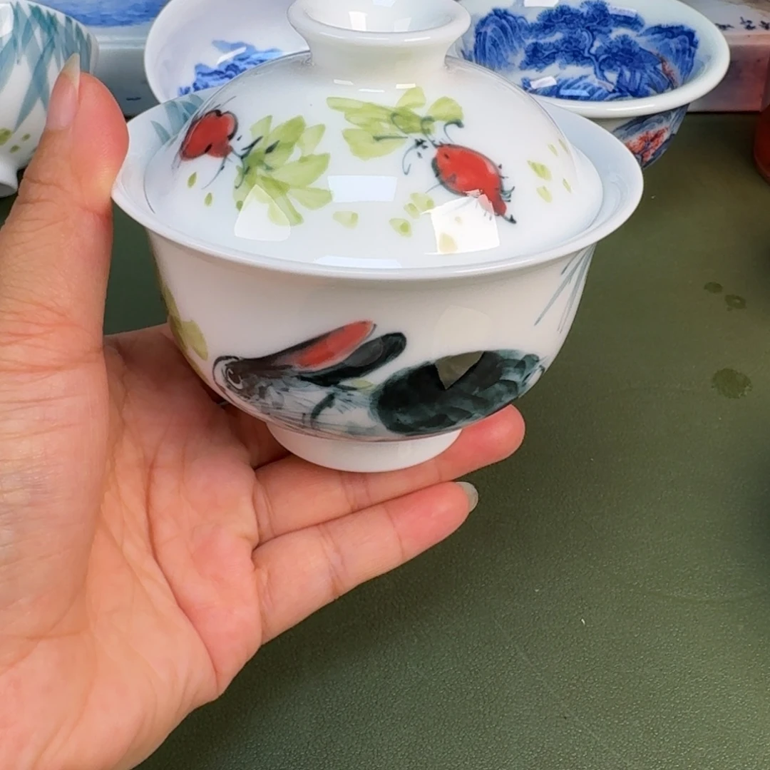 景德镇纯手绘茶具圆圆294