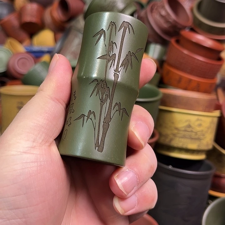 紫砂茶杯全手工紫砂主人杯