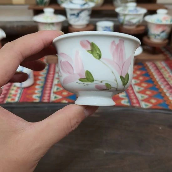 摆件陶瓷景德镇手工手绘高温瓷器