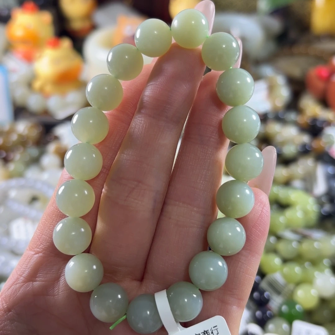 和田玉未镶嵌手串8