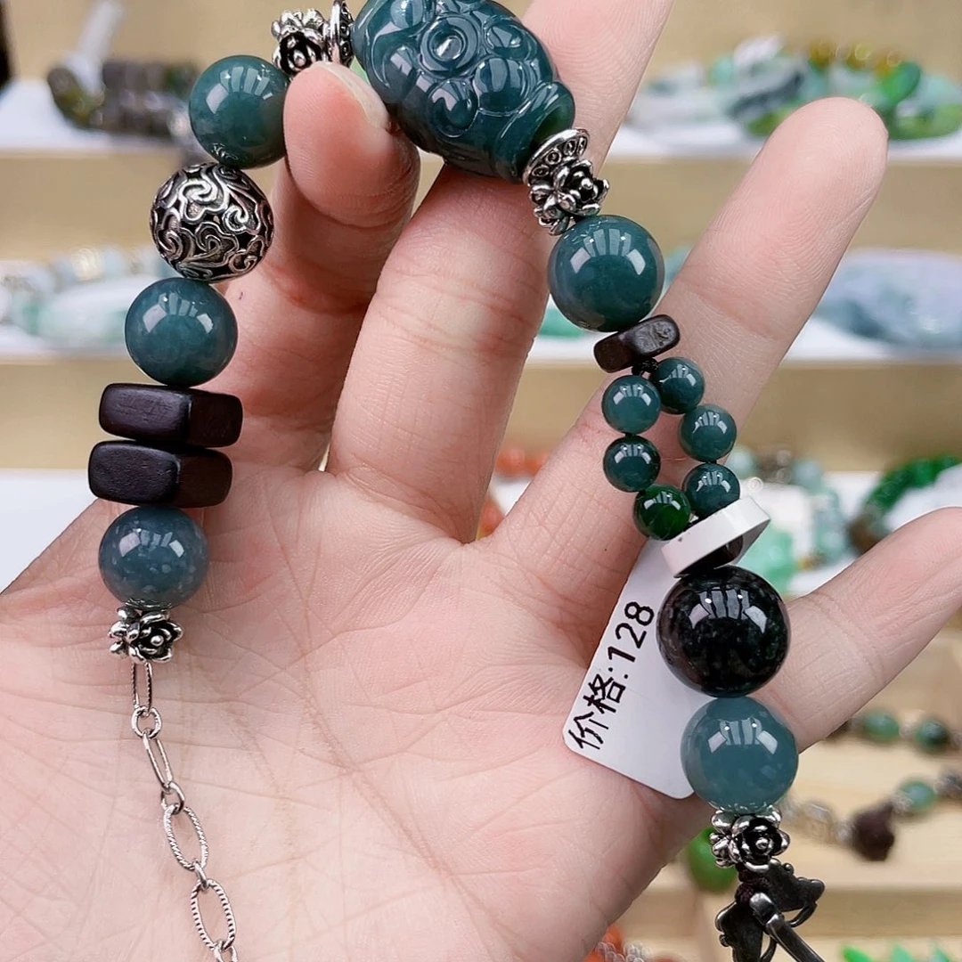 翡翠未镶嵌手链手链