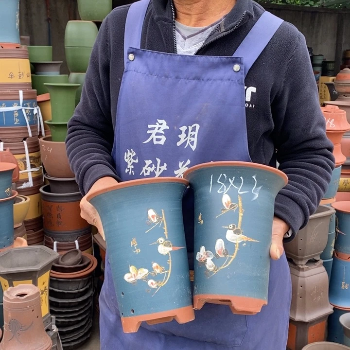 紫砂花盆紫砂花盆盆栽花卉苗木种植