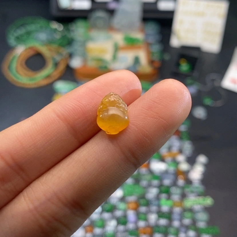 【闪购商品】翡翠挂件未镶嵌金蟾