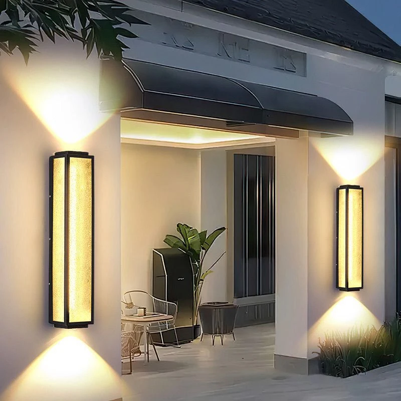 新款户外上下发光壁灯防水庭院别墅简约壁灯户外壁灯
