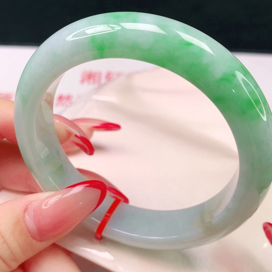 翡翠未镶嵌手镯天然翡翠1807