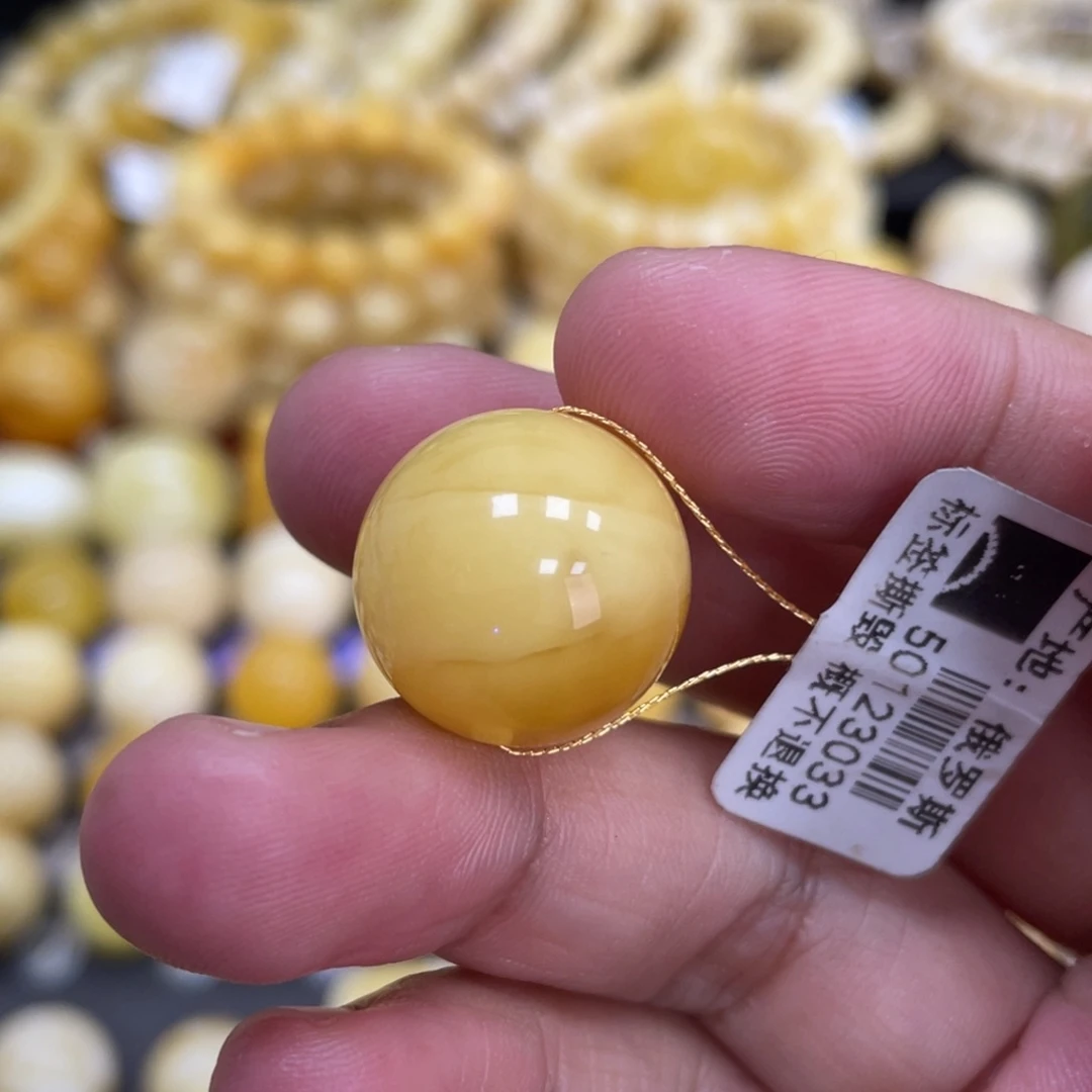 裸石蜜蜡未镶嵌17.5mm