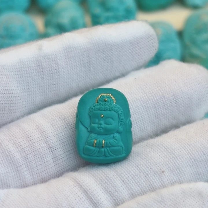 未镶嵌绿松石珠宝奇石