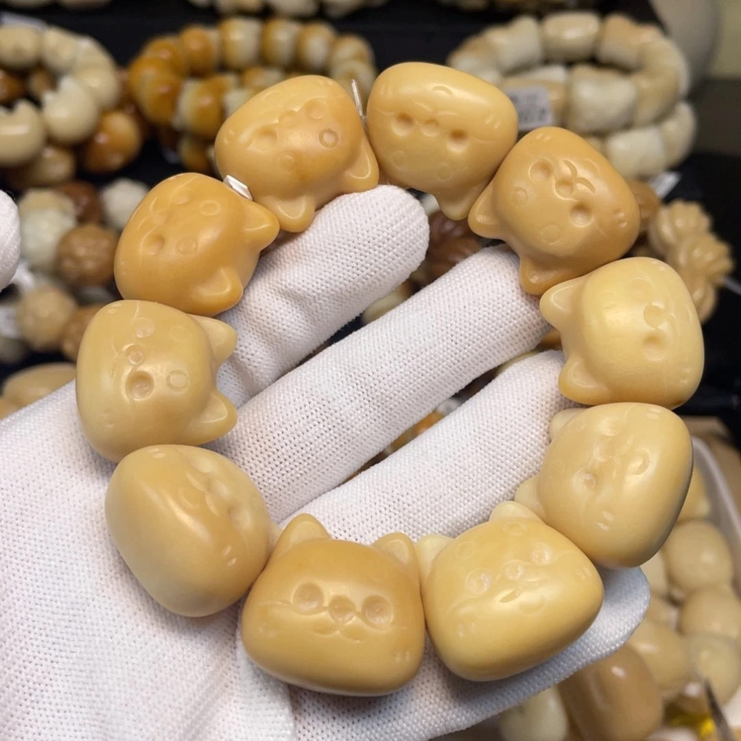 手串菩提根/象牙果114老料八公微瑕