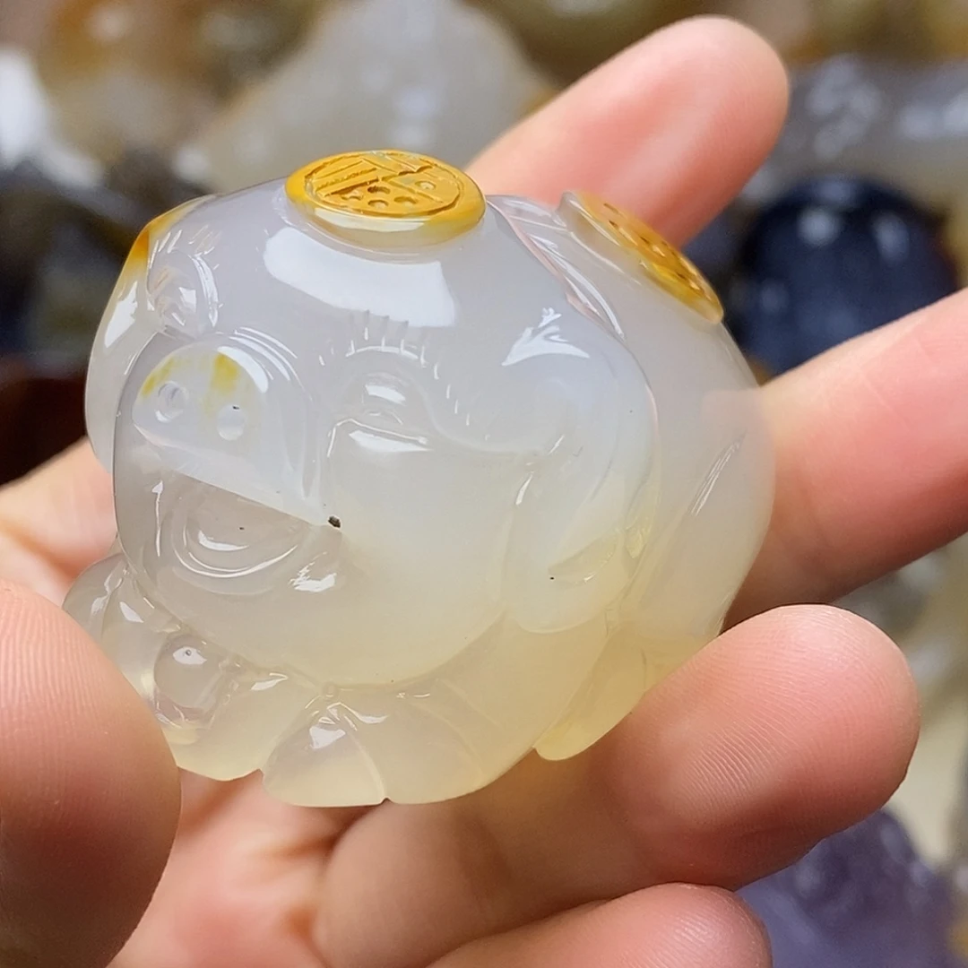 玛瑙/玉髓未镶嵌把件