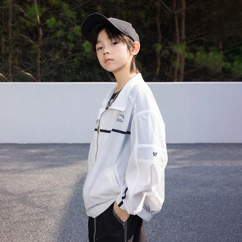 XMYY凉感防晒衣男童夏季儿童防晒服外套百搭休闲童装外套/WTW395
