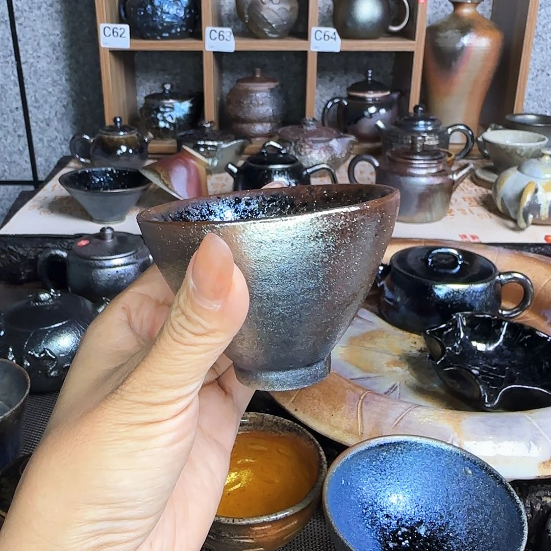 杯宇**丶建水紫陶柴烧杯