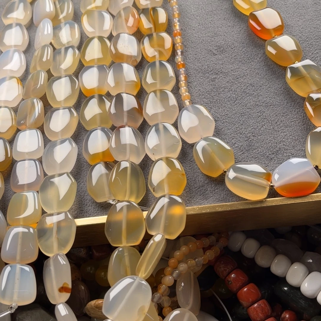 石英质玉珠宝奇石未镶嵌16^17