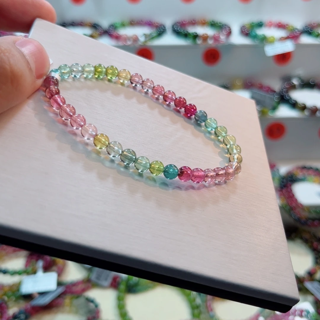 碧玺未镶嵌手链碧玺