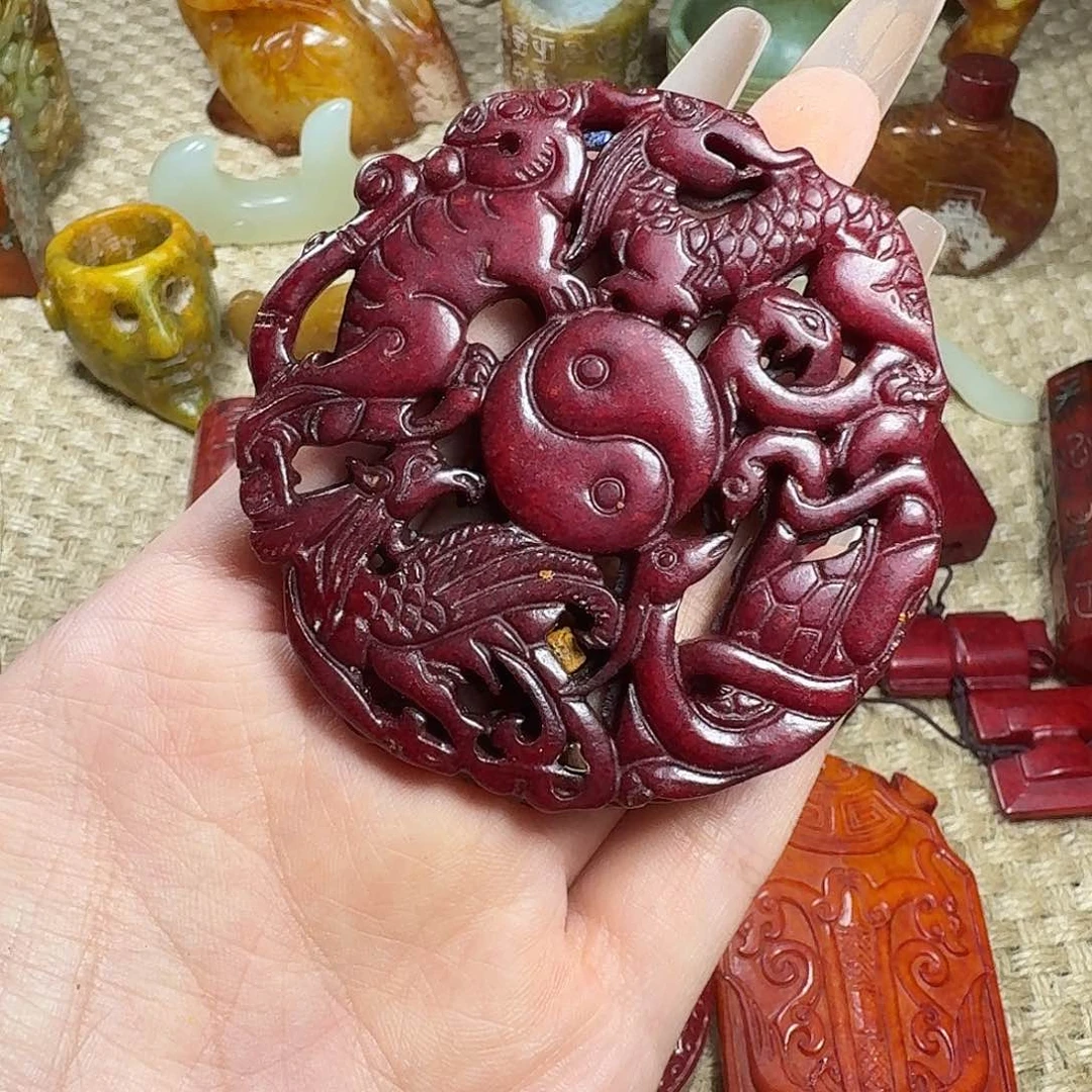 白玉菩提吊坠挂件
