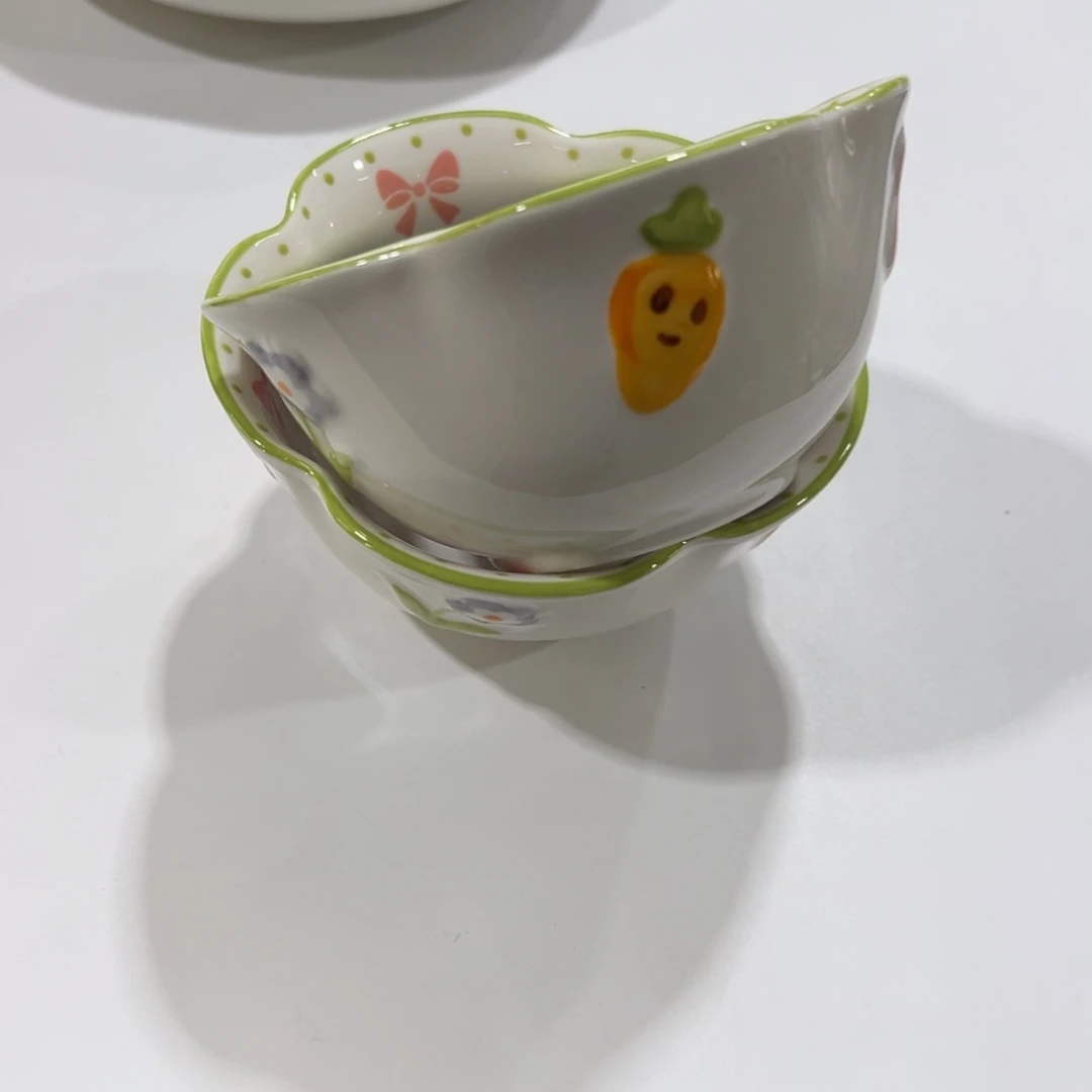 竹高温陶瓷釉下彩微瑕！