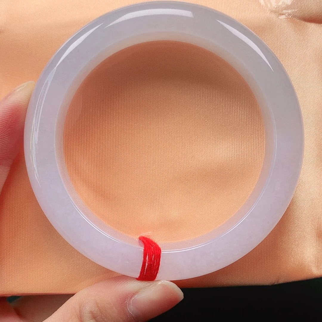 翡翠手镯未镶嵌天然翡翠手镯56