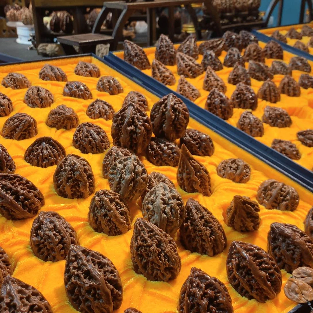 桃核把件明瓜条核桃