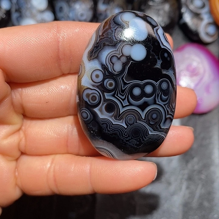 玛瑙/玉髓合金颈饰