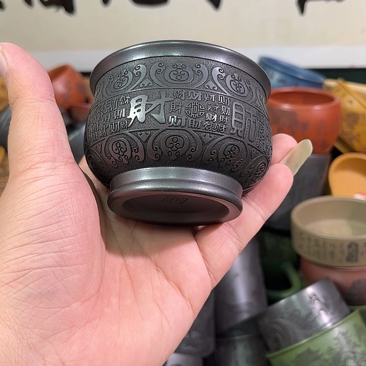 茶杯紫砂全手工紫砂主人杯