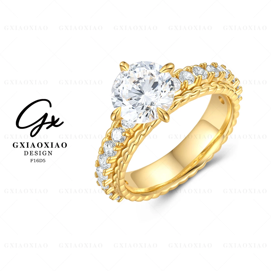 G XIAOXIAO 镀K金 【星空之梦】高级感气质戒指 F16D5