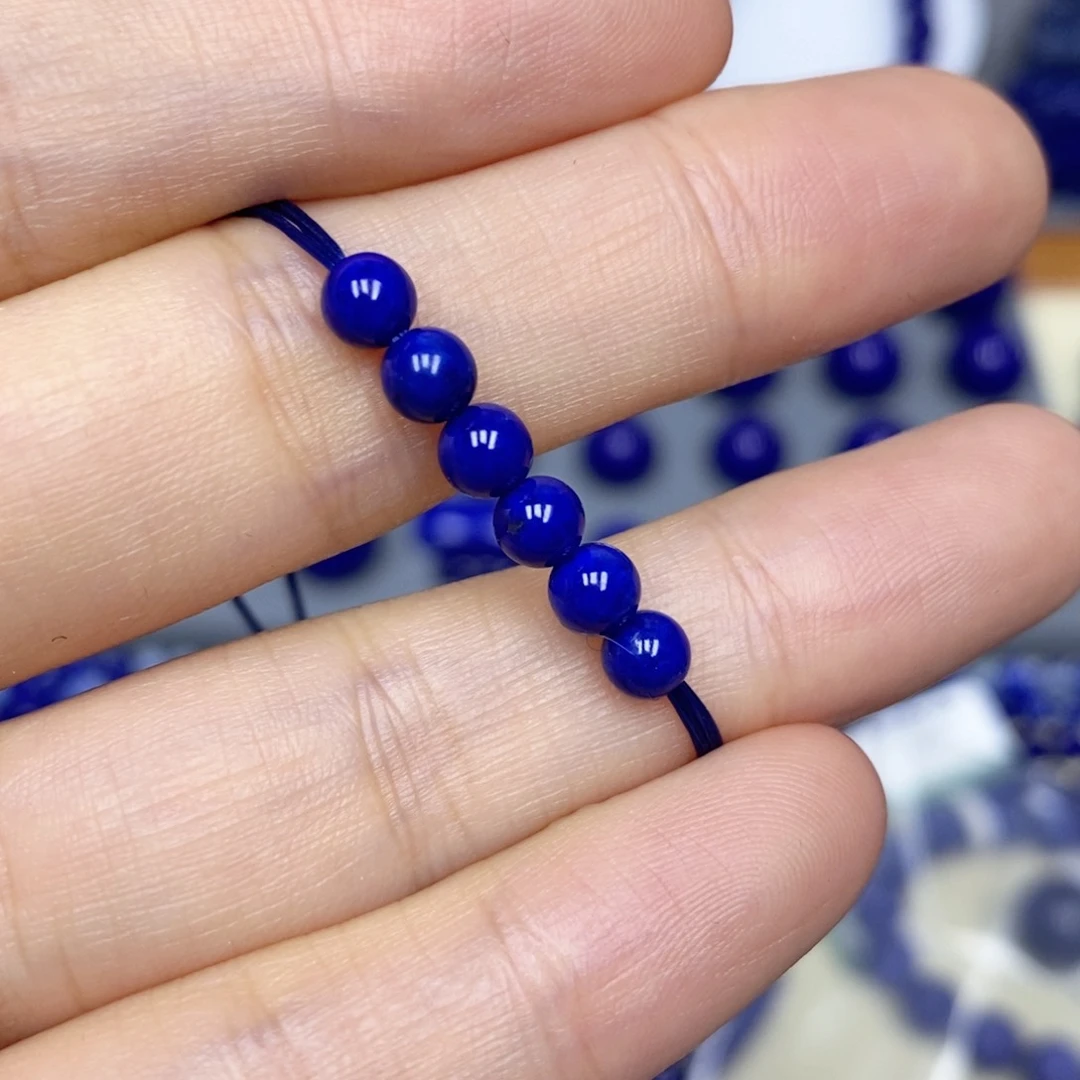 青金石未镶嵌颈饰