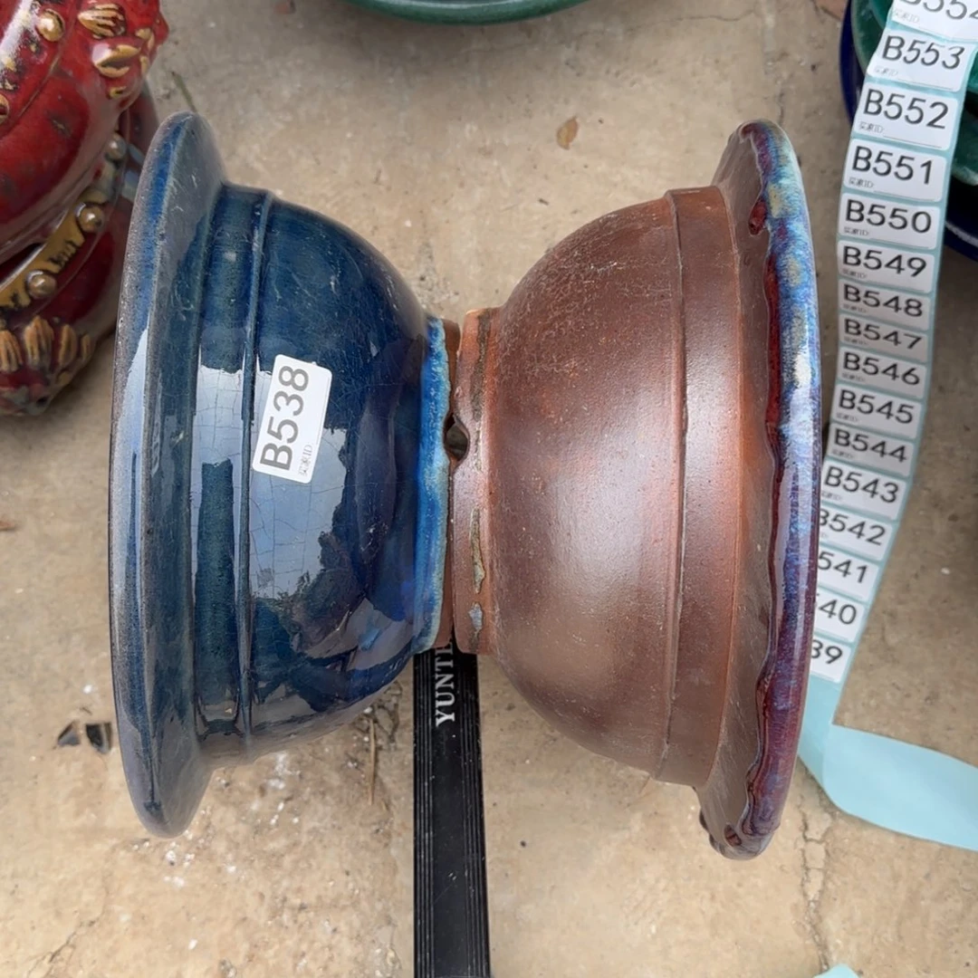 段泥花盆此****。538瑕疵的