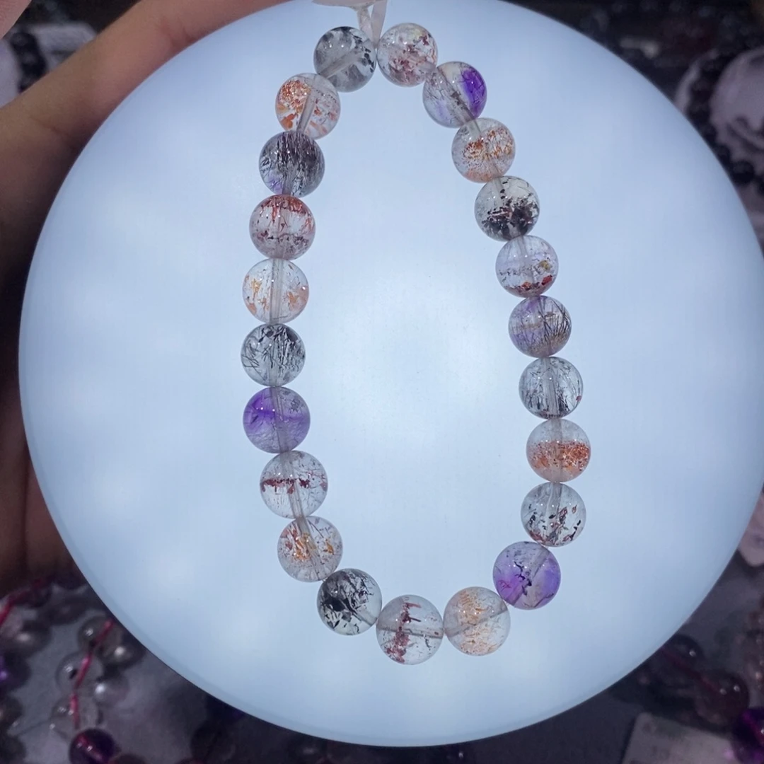 水晶手串未镶嵌超七9+