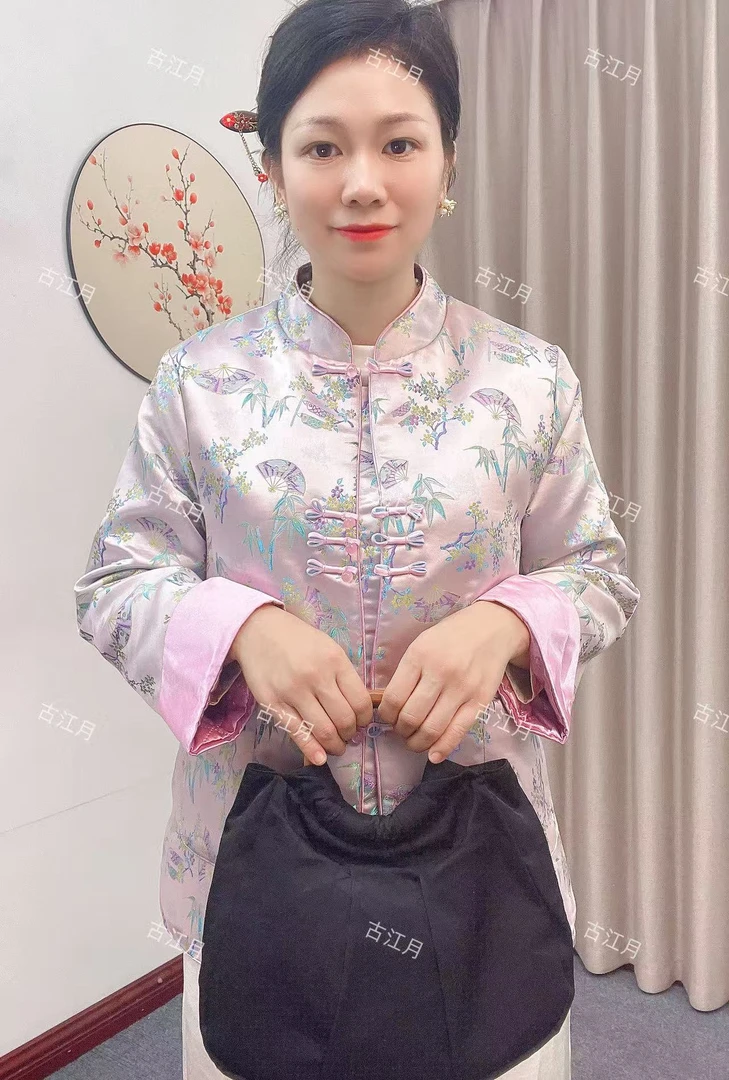 【古江月】专属定制·注重品质新中式秋冬盘口新款女上衣外套A050911